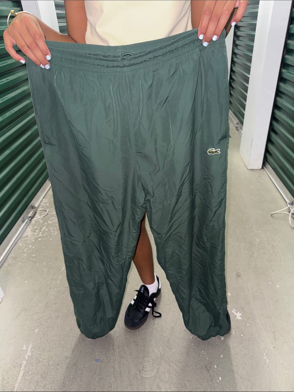 Lacoste Men's Dark Green Windbreaker Joggers